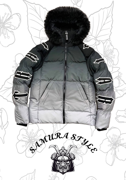 CHAQUETA TRAPSTAR GRISES DEGRADADOS