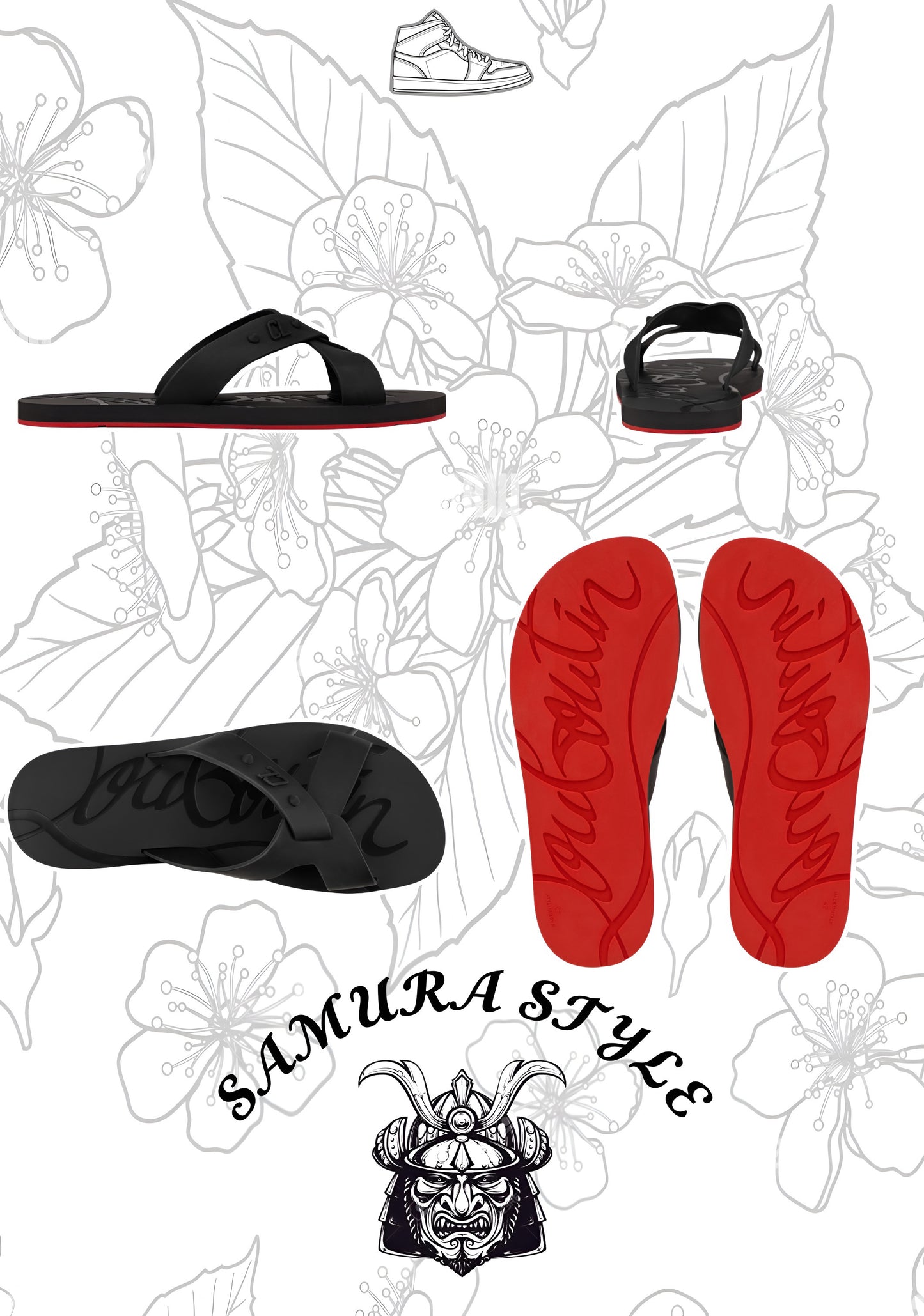 CHANCLAS CLÁSICAS CHRISTIAN LOUBOUTIN SUELA ROJA