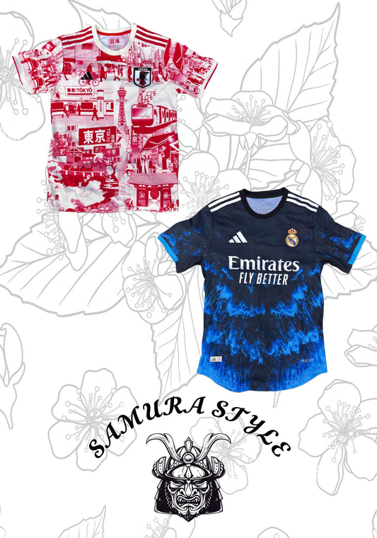 CAMISA REAL MADRID BLUE-CAMISA JAPÓN TOKIO