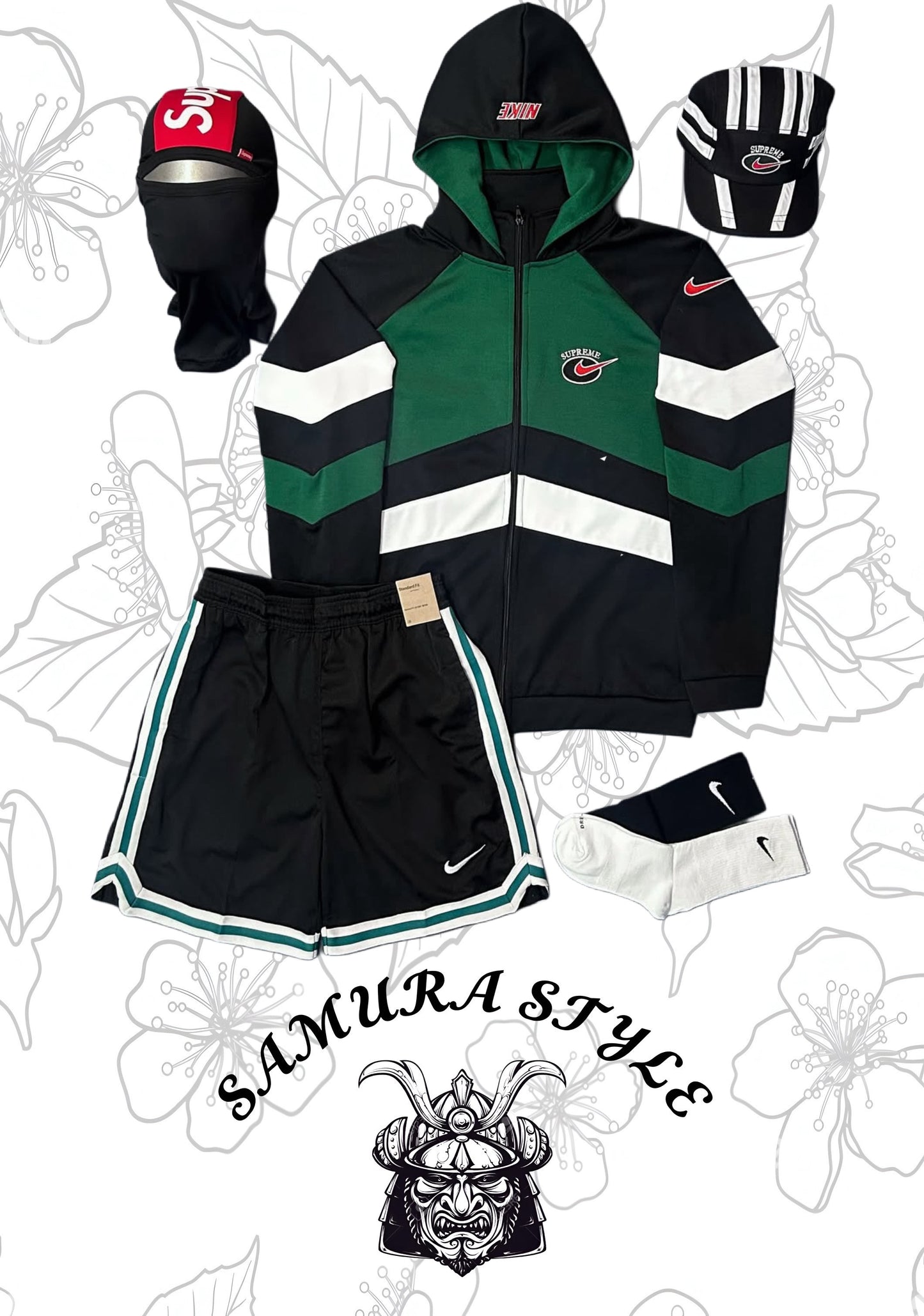 CONJUNTO VERDE RETRO URBAN