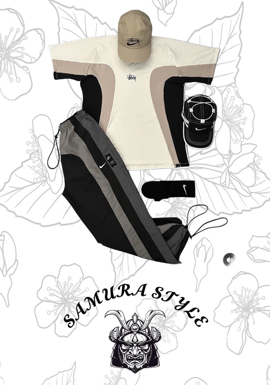 CONJUNTO STÜSSY-NIKE BLANCO