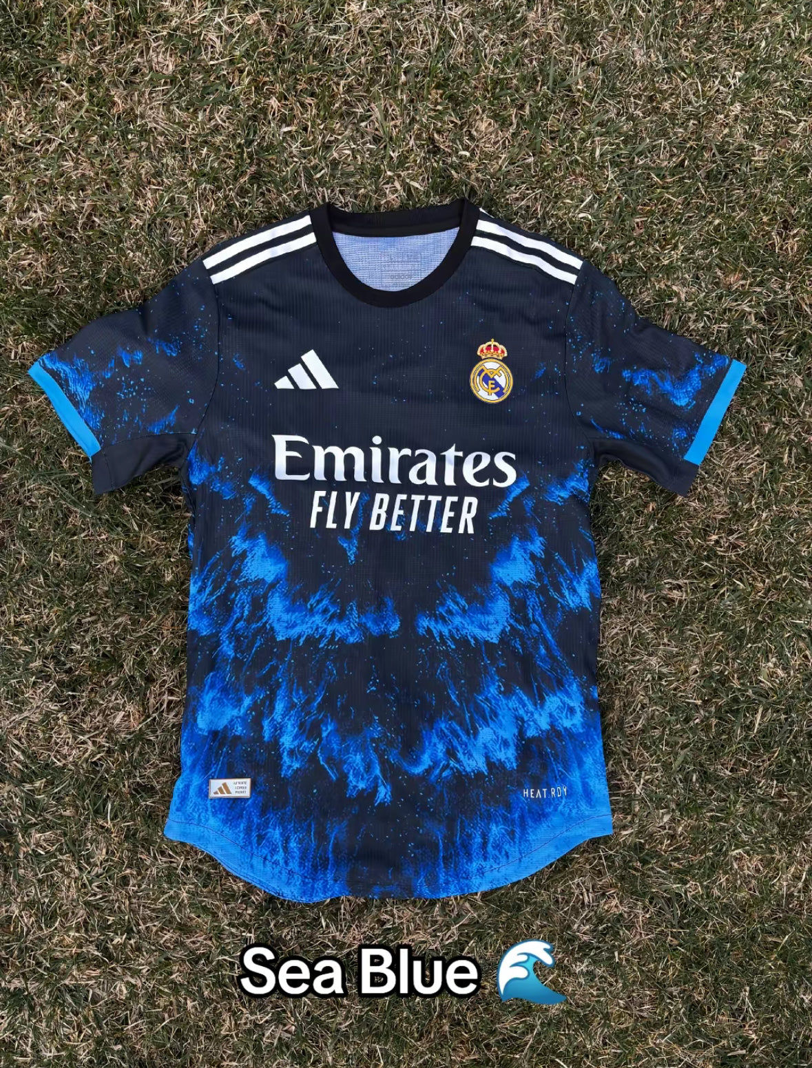 CAMISA REAL MADRID BLUE-CAMISA JAPÓN TOKIO