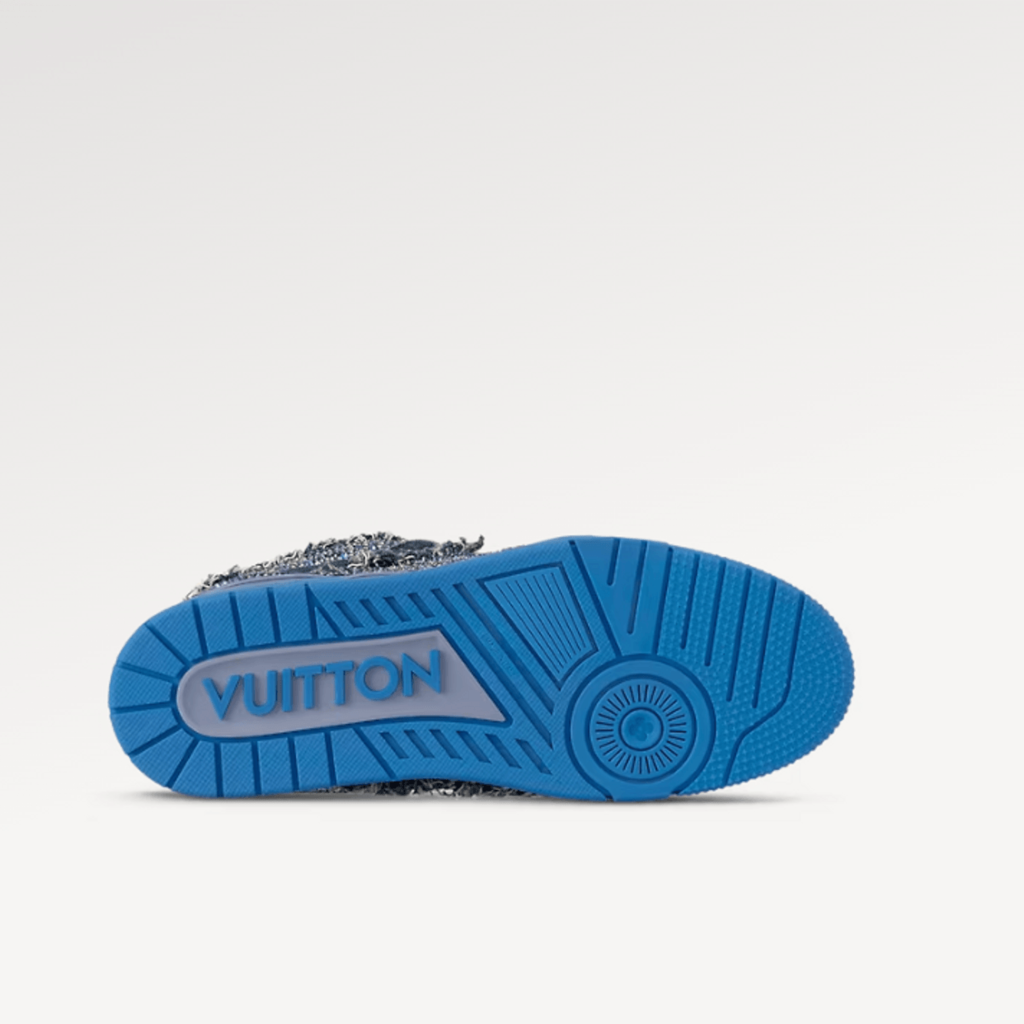 TENIS LV SKATE MONOGRAMA SWAROVSKI AZUL