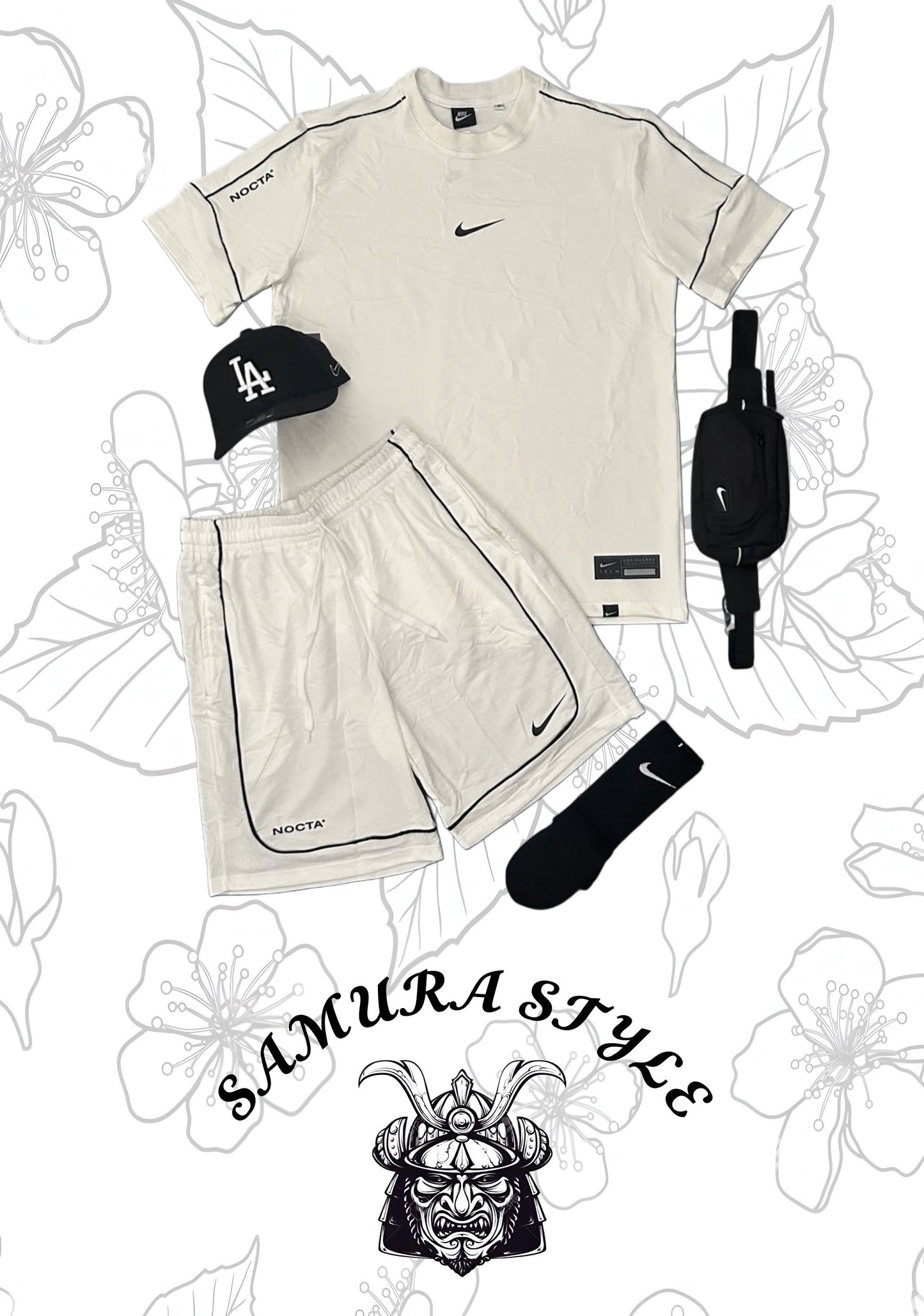 CONJUNTO CORTO NIKE BLANCO