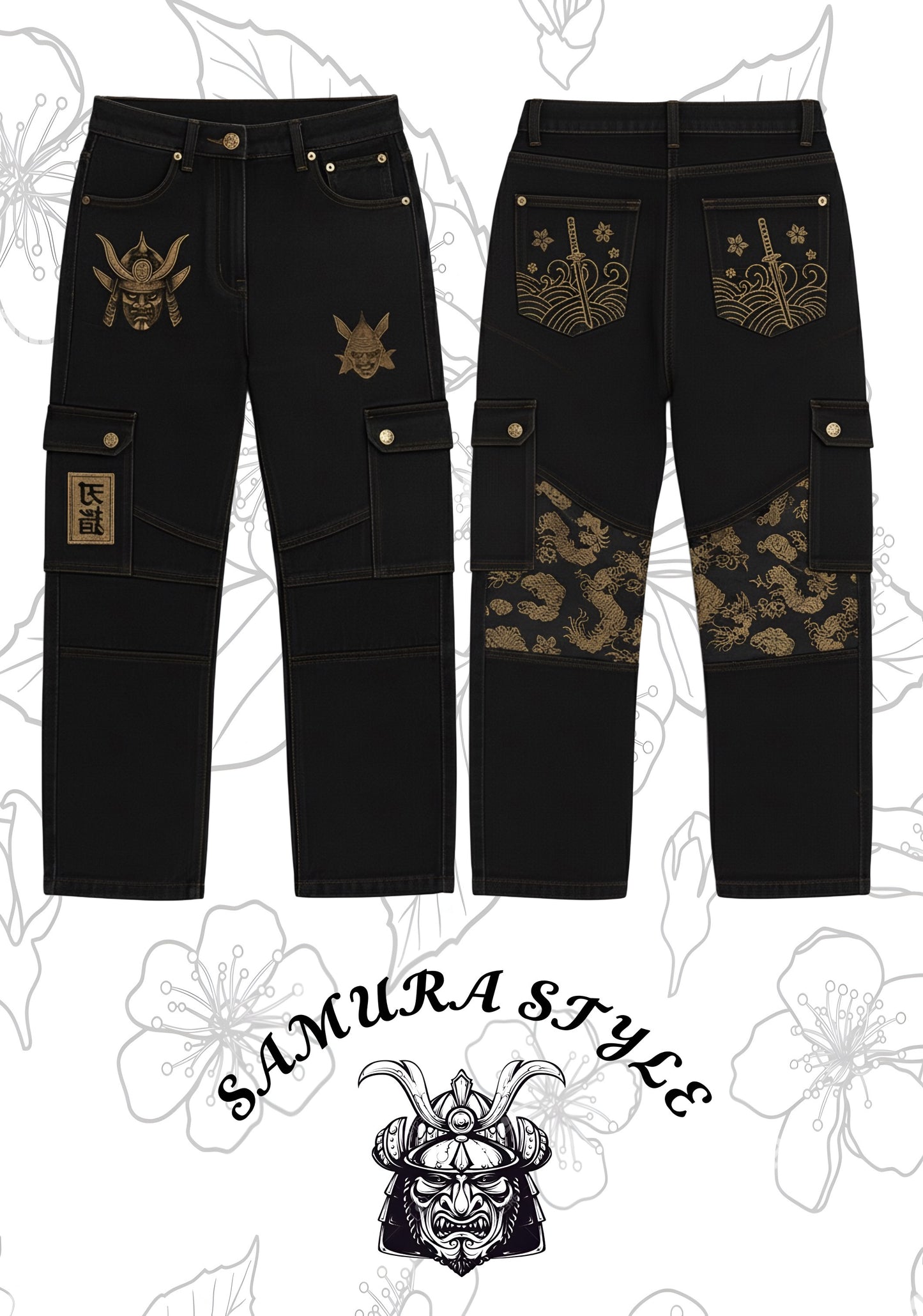 PANTALON JEAN-DROP SAMURA